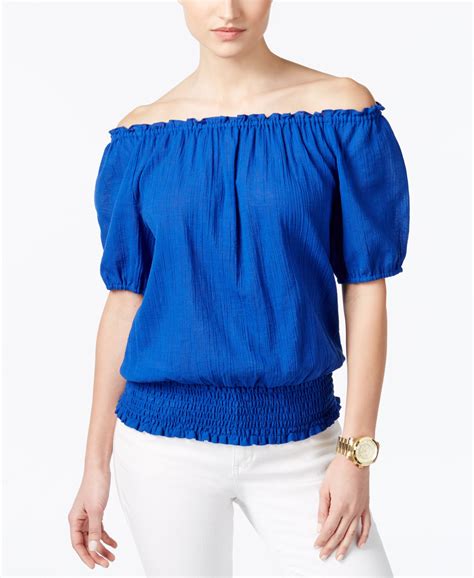 macys michael kors tops